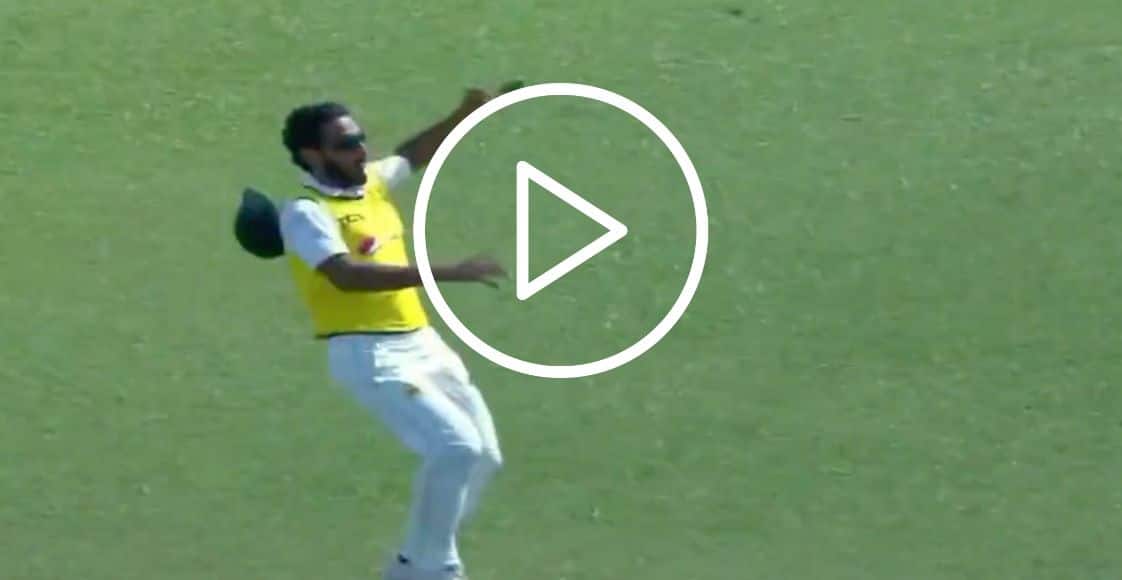 [WATCH] Hasan Ali’s Amusing Moment During Day 1 of the First Test Against Sri Lanka